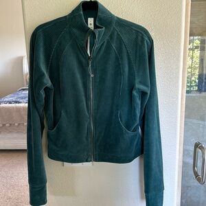 Lululemon Scuba Track Jacket Velvet Cord RVSN